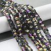 Electroplate Glass Bead Strands EGLA-R064-6mm-08-1