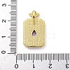 Brass Micro Pave Cubic Zirconia Pendants FIND-Z044-04A-3