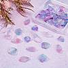 80Pcs 4 Style Glass Pendants GLAA-SC0001-63-4