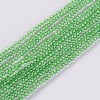 Glass Beads Strands EGLA-E057-02B-2