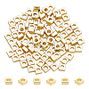 BENECREAT 100Pcs Brass Spacer Beads KK-BC0012-54B-1