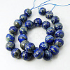 Natural Lapis Lazuli Beads Strands G-G099-10mm-7-2