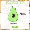 10Pcs Resin Pendants RESI-YW0004-09-2