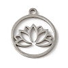 Non-Tarnish 201 Stainless Steel Pendants LS-STAS-E211-02P-1