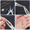Brass Snap Clasps KK-BBC0021-49G-7