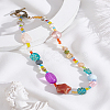 1Pc Ceramic Resin Beaded Necklaces for Women NJEW-LP0003-46-3