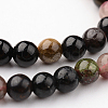 Natural Multicolor Tourmaline Round Bead Strands G-F269-05-8mm-3