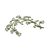 10Pcs 10 Styles Hollow Lace Flower Scrapbook Paper Label DIY-D075-11-3