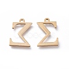 304 Stainless Steel Charms STAS-K215-21G-2