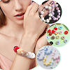 60Pcs 6 Colors Imitation Mink Fur European Beads FIND-FG0004-37B-5