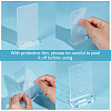 12 Sets 3 Colors 10-Hole Acrylic Vertical Earring Display Stands EDIS-PH0001-76-4
