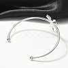 304 Stainless Steel Cuff Bangles BJEW-B107-01P-3