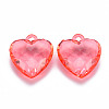 Transparent Acrylic Pendants TACR-T024-03B-910-2