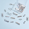 Tibetan Style Alloy Links TIBE-SC0002-07-5