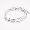 Electroplate Non-magnetic Synthetic Hematite Beads Strands G-K239-14D-1