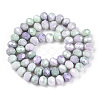 Ombre Effect Dyed Glass Beads Strands X-GLAA-C023-02B-A-2