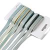 18 Yards 6 Styles Polyester Ribbon SRIB-Q022-F05-1