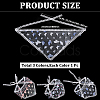 3Pcs 3 Colors Polyester Triangle Headscarf AJEW-CY0001-69-2