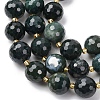 Natural Moss Agate Beads Strands G-C249-A25-16MM-4