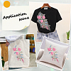 Polyester Embroidery Lace Cloth Patches AJEW-WH20070-078-4