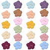 22Pcs 11 Colors Flower Food Grade Eco-Friendly Silicone Focal Beads SIL-CJ0002-56-1