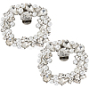 2Pcs Alloy Shoe Buckle Clips FIND-GF0006-04P-1