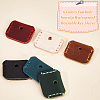 6Pcs 6 Colors Cowhide Nonslip Waterproof Reusable Key Sleeve FIND-OC0003-53-4
