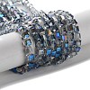 Electroplate Glass Bead Strands EGLA-R064-4mm-05-5