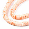 Handmade Polymer Clay Beads Strands CLAY-R089-6mm-033-7