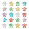 20Pcs UV Plating Transparent Acrylic Beads OACR-TA0001-67-2