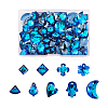 90Pcs 9 Styles Electroplated Glass Pendants EGLA-TA0001-14-1