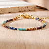 Natural Imperial Jasper & Synthetic Turquoise Beaded Bracelets for Women LS-CX4313-3
