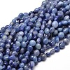 Natural Dumortierite Quartz Nuggets Beads Strands G-J335-34-1