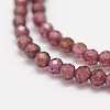 Natural Garnet Beads Strands X-G-K182-2mm-10-3