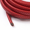 Braided Leather Cord WL-F009-C03-12x6mm-2