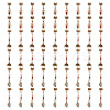 Tibetan Style Alloy & Cowrie Shell Braiding Hair Pendants Decoration OHAR-AB00016-1