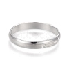 Adjustable 201 Stainless Steel Plain Band Rings STAS-P249-25A-S-3