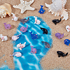 60Pcs 6 Styles Marine Organism Resin Figurines Statues for Home Desktop Decoration RESI-OC0001-70-4