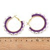 Glass Hoop Earrings EJEW-MZ00827-6