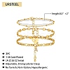 Anklets Sets AJEW-AN00383-01-2