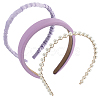 Elegant Cloth Hair Bands AJEW-WH20033-045B-1