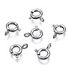 Tarnish Resistant 304 Stainless Steel Spring Ring Clasps X-STAS-S117-016B-1
