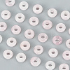 ARRICRAFT 30Pcs Natural Rose Quartz European Beads G-AR0005-36-4