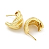 Rack Plating Brass Stud Earrings EJEW-C102-27G-2