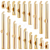 86Pcs 304 Stainless Steel Slide On End Clasp Tubes STAS-ME0002-22-1