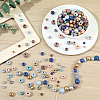 Baking Paint Wood Beads WOOD-SP0001-77B-4