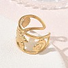 304 Stainless Steel Cuff Open Rings SA-CBAF5A1-05G-3