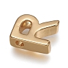 Brass Charms ZIRC-I037-01R-G-2