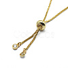 Brass Cubic Zirconia Bolo Tennis Bracelets BJEW-I272-02B-3