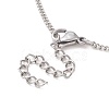 Brass Braided Macrame Pouch Empty Stone Holder for Pendant Necklace Making NJEW-JN04331-02-5